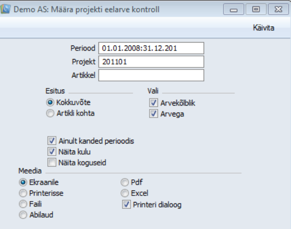 Eelarve kontroll, juhendi lk 31