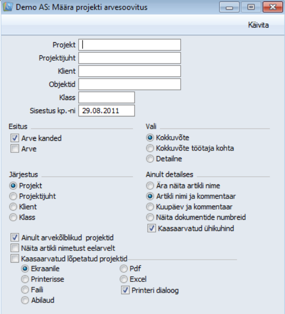 Projektide arvesoovitus, juhendi lk 32