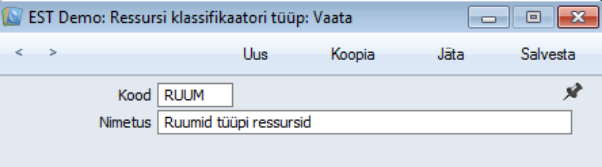 Ressursiklassifikaatorite tüübid, juhendi lk 8
