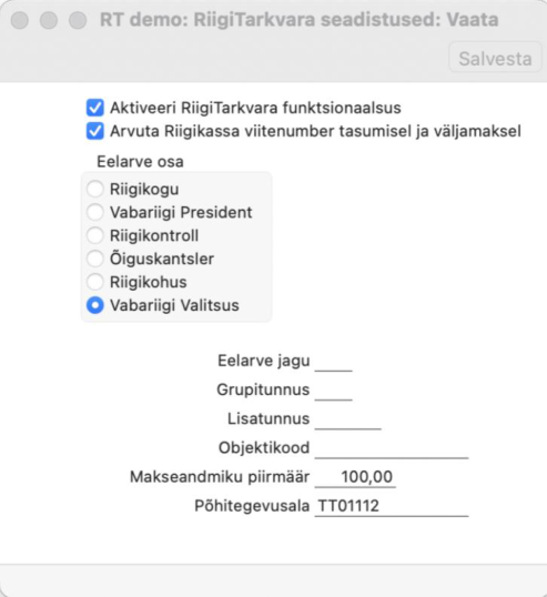 RiigiTarkvara seadistused, juhendi lk 3