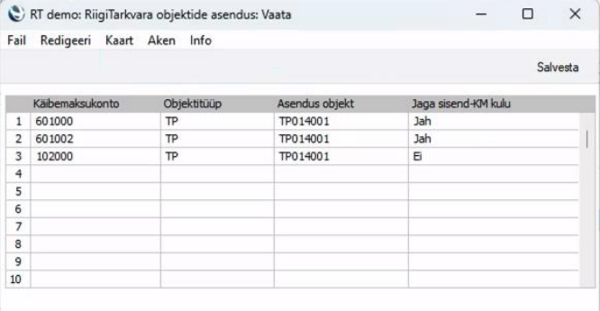 RiigiTarkvara objektide asendus, juhendi lk 4
