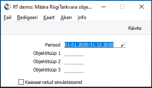 RiigiTarkvara objektitüüpide andmik, juhendi lk 8