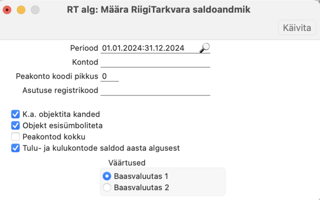 Saldoandmiku esitamine riigile, juhendi lk 13
