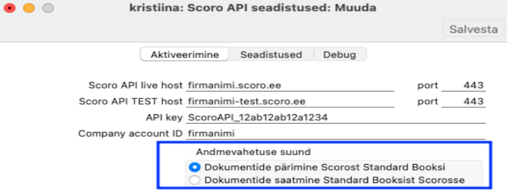 Eelseadistused, juhendi lk 2