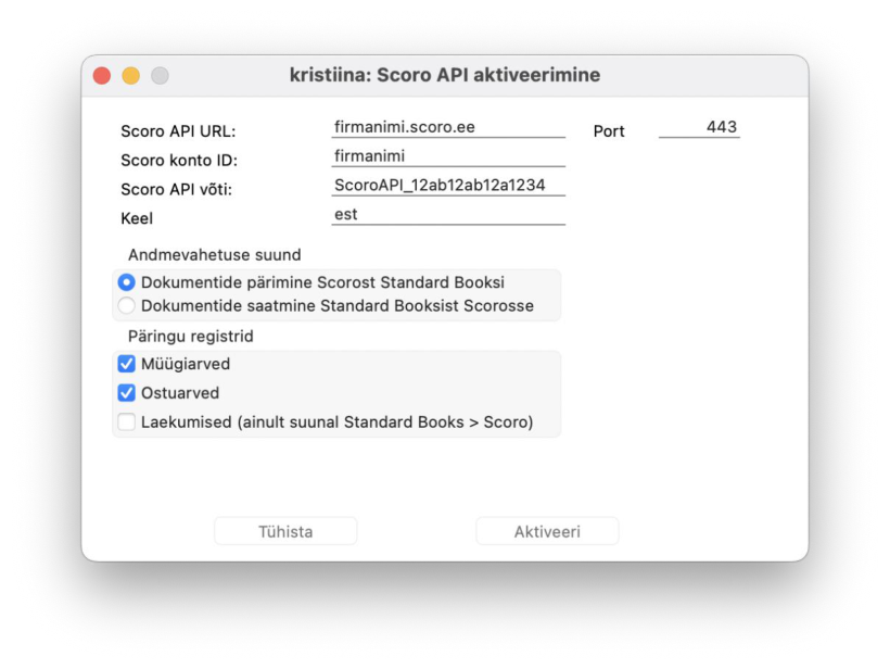 Standard Books’is aktiveerimine, juhendi lk 7