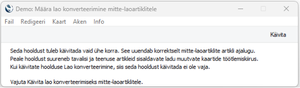 Lao konverteerimine mitte-laoartiklitel, juhendi lk 14