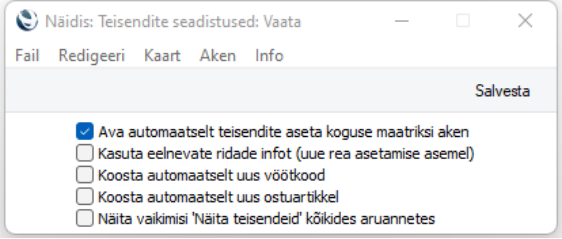Excellent Books 8.5 põhjal, juhendi lk 5