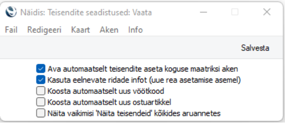 Excellent Books 8.5 põhjal, juhendi lk 6