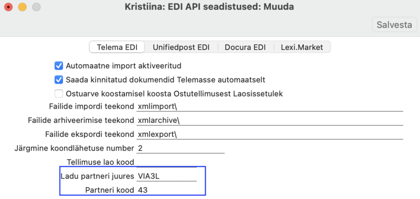 Seadistused, juhendi lk 10