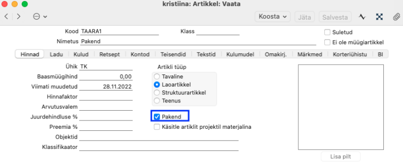 Artiklid, juhendi lk 6