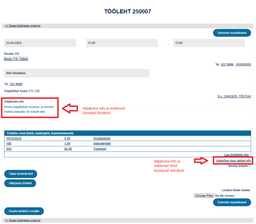 4.3. Muu oluline info, juhendi lk 7