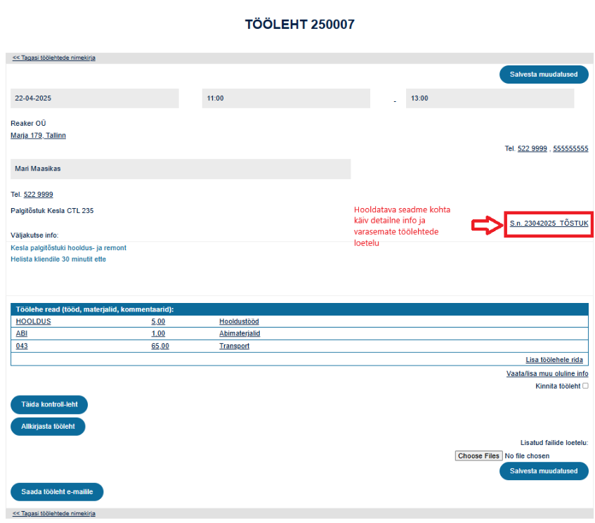 4.4. Seerianumbri info, juhendi lk 10