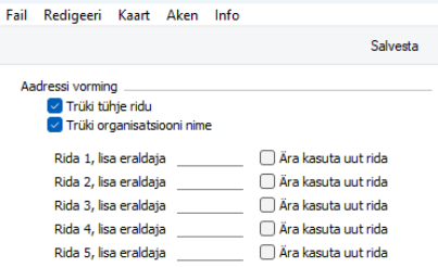 Dokumendimallide seadistused, juhendi lk 12