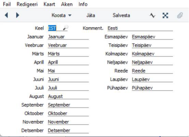 Päevad ja kuud, juhendi lk 44