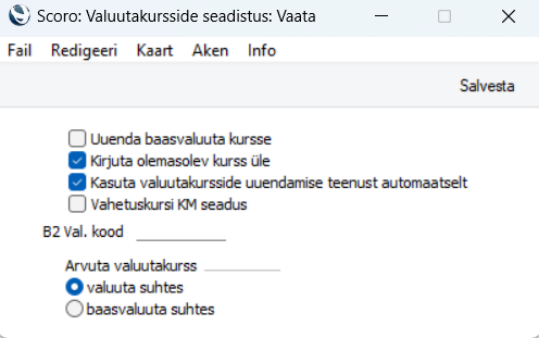 Valuutakursi seadistused, juhendi lk 55
