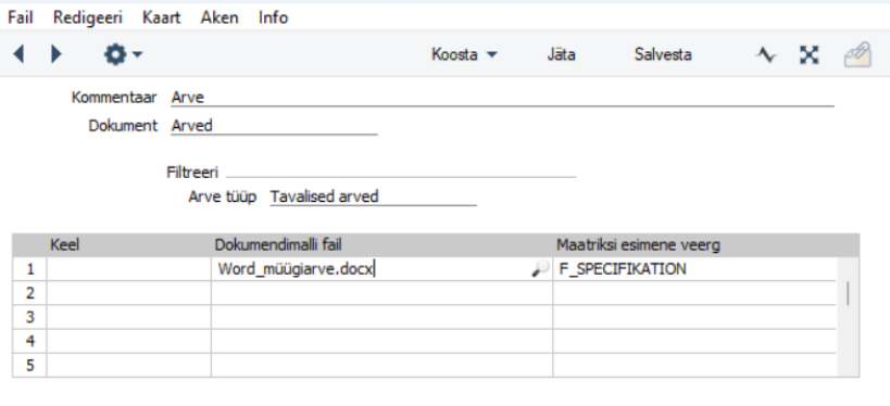 Word dokumendimalli kirjeldused, juhendi lk 56