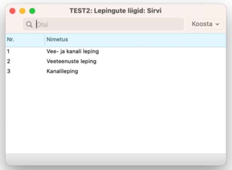 Lepingute liigid, juhendi lk 8